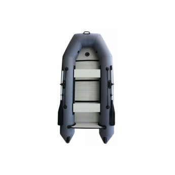 Лодка Polar Bird PB-300ТМ Teal КИЛЬ (зеленая, серая) + стеклокомпозитная слань